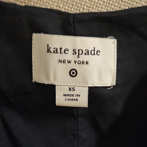 Kate Spade Black and White Floral Long Sleeve Dress - Picture 2 of 8